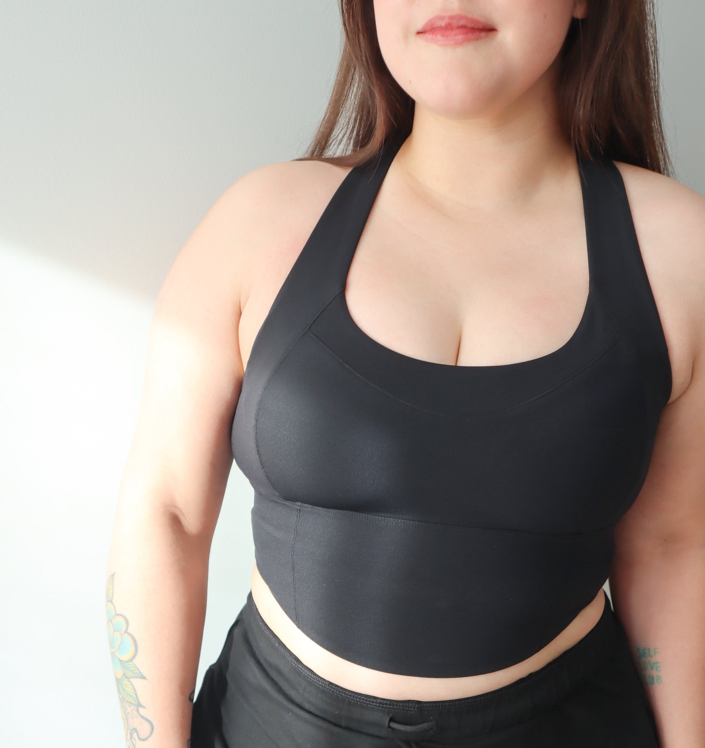 Full Coverage Cross Back Bra
