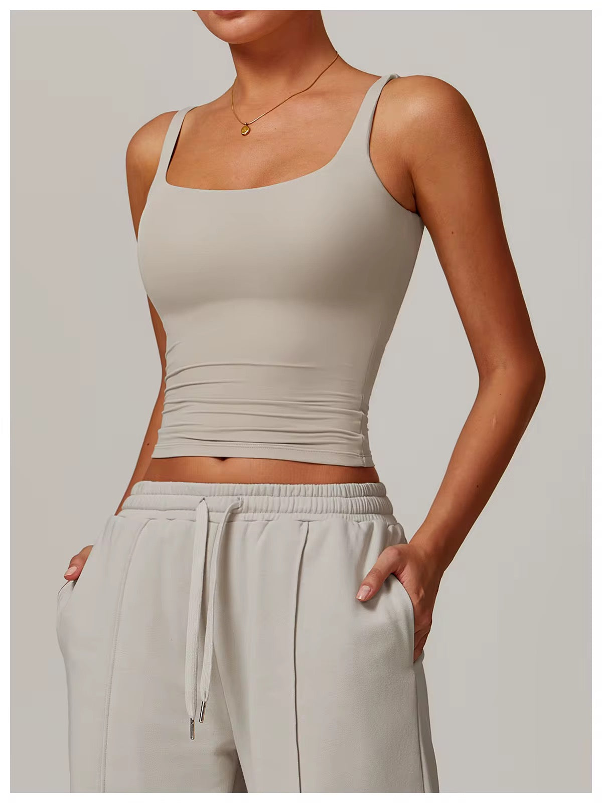 Essential Square-Neck Tank