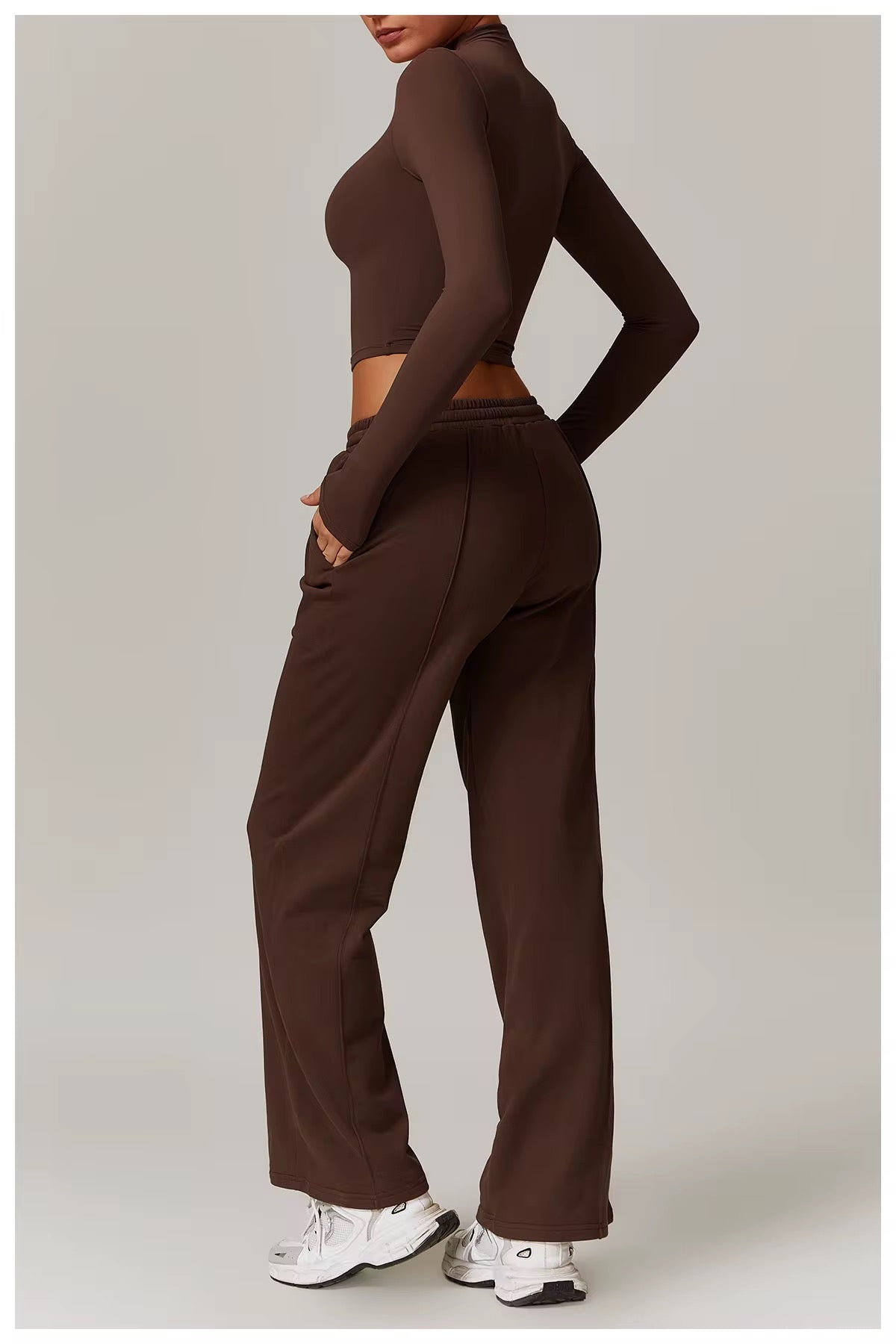 Long Sleeve High Neck Top